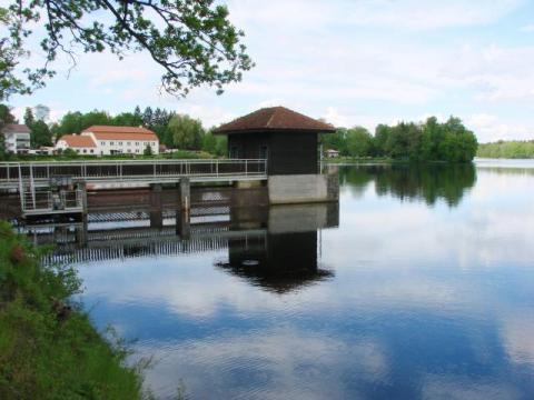 pohled na důmrybník Hejtman v Chlumu u Třeboně